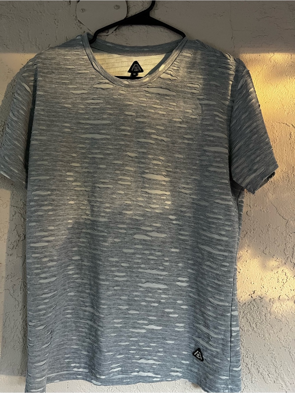 American Stitch Light Gray Short Sleeve Men's Tee